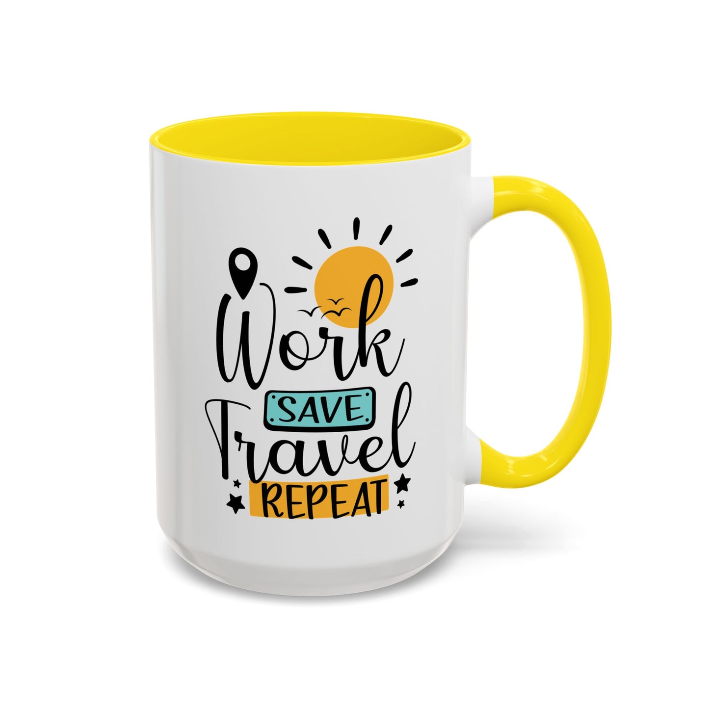 Adventure Mug - Work Save Travel Repeat