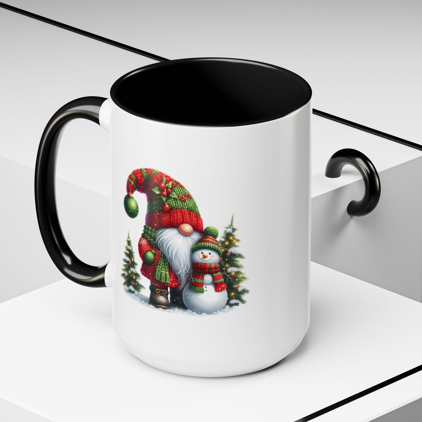 Christmas Mug - Gnome and Snowman