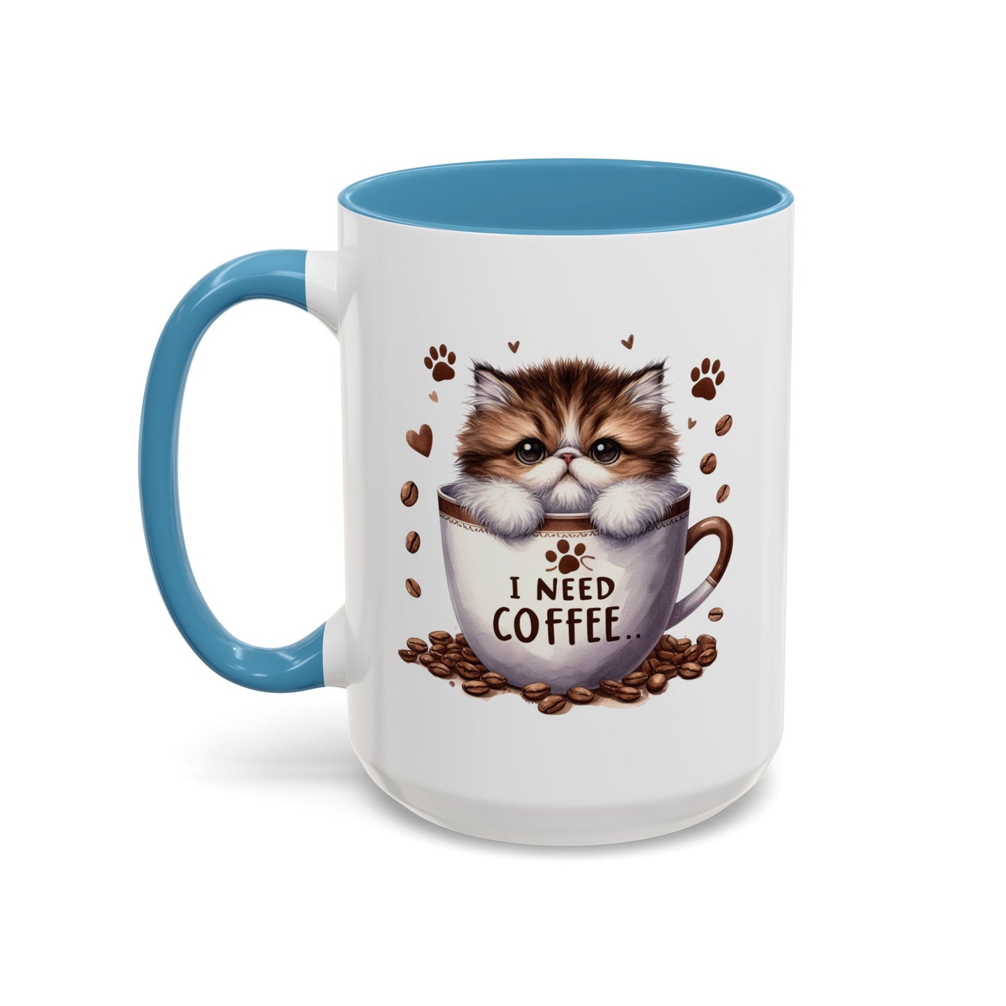 Animal Mug - I Need Coffee Kitten