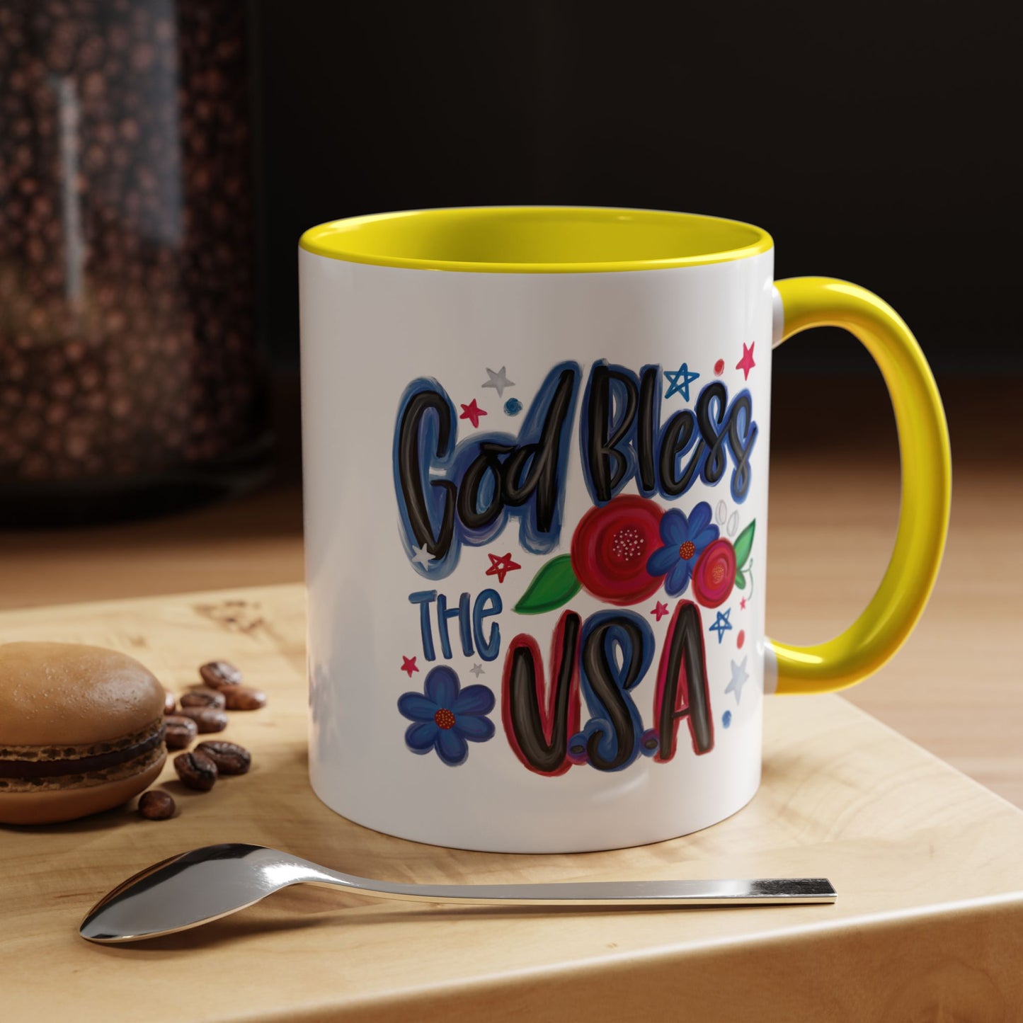 Religious Mug - God Bless Graffiti