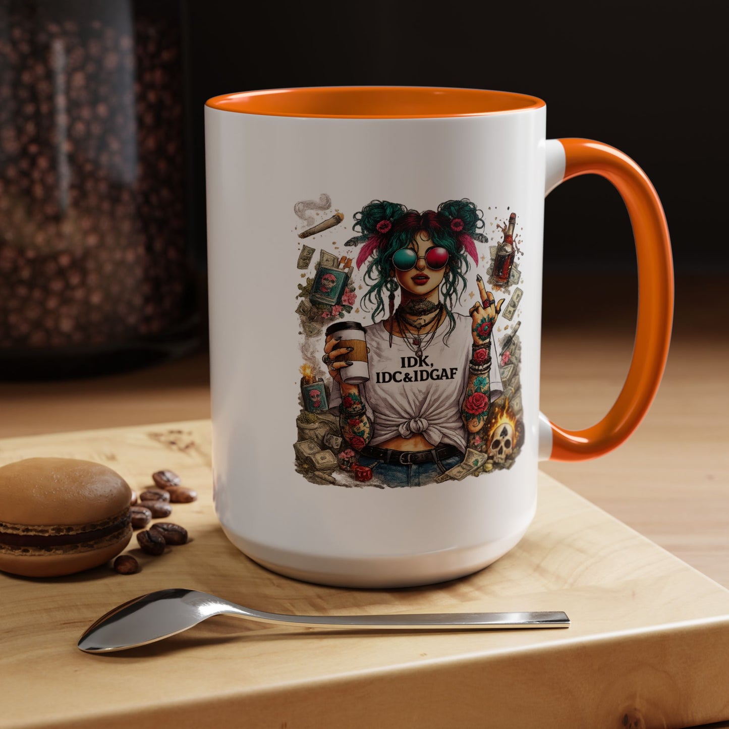 Humor Mug - The IDK IDC & IDGAF