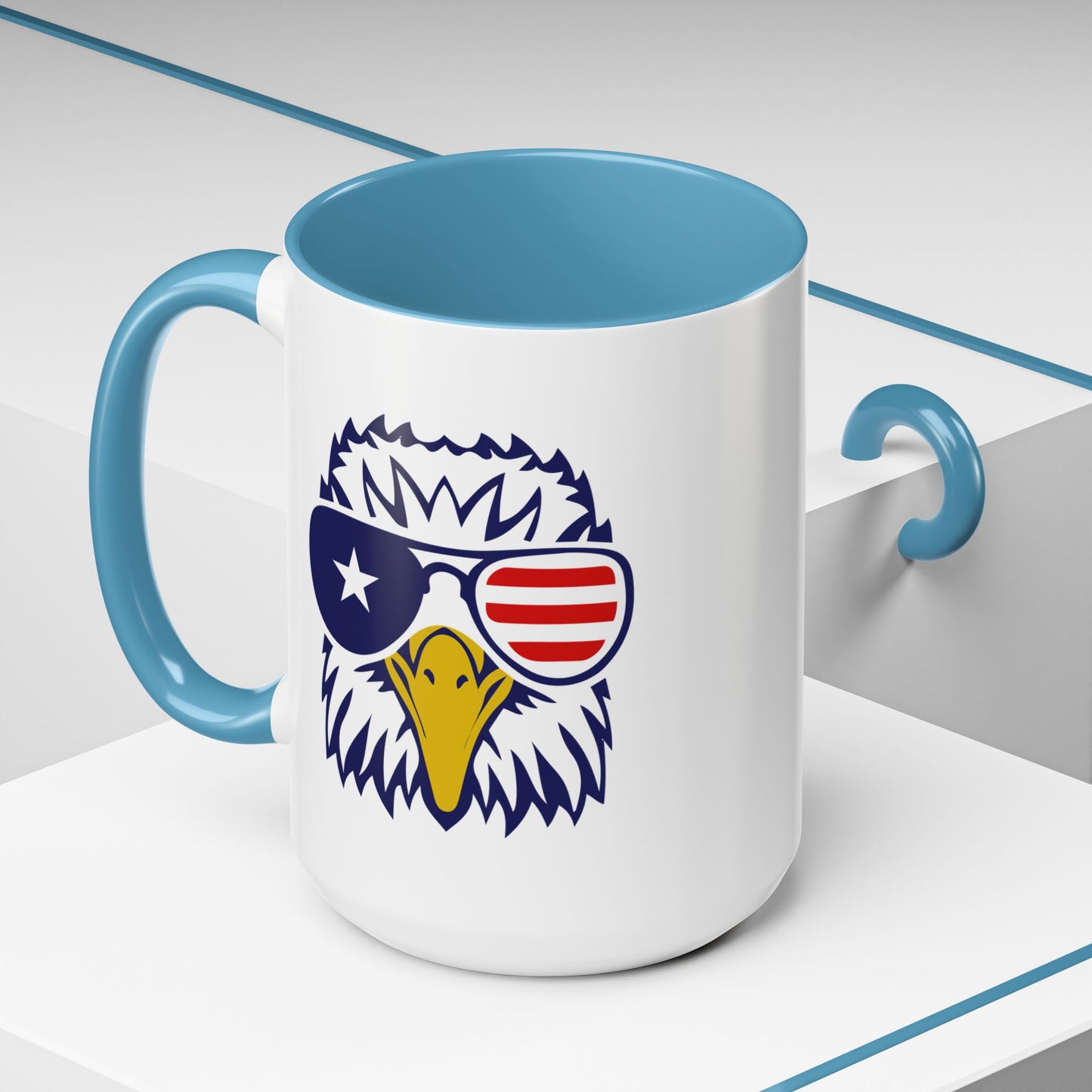 4th of July Mug - Cool American Eagle