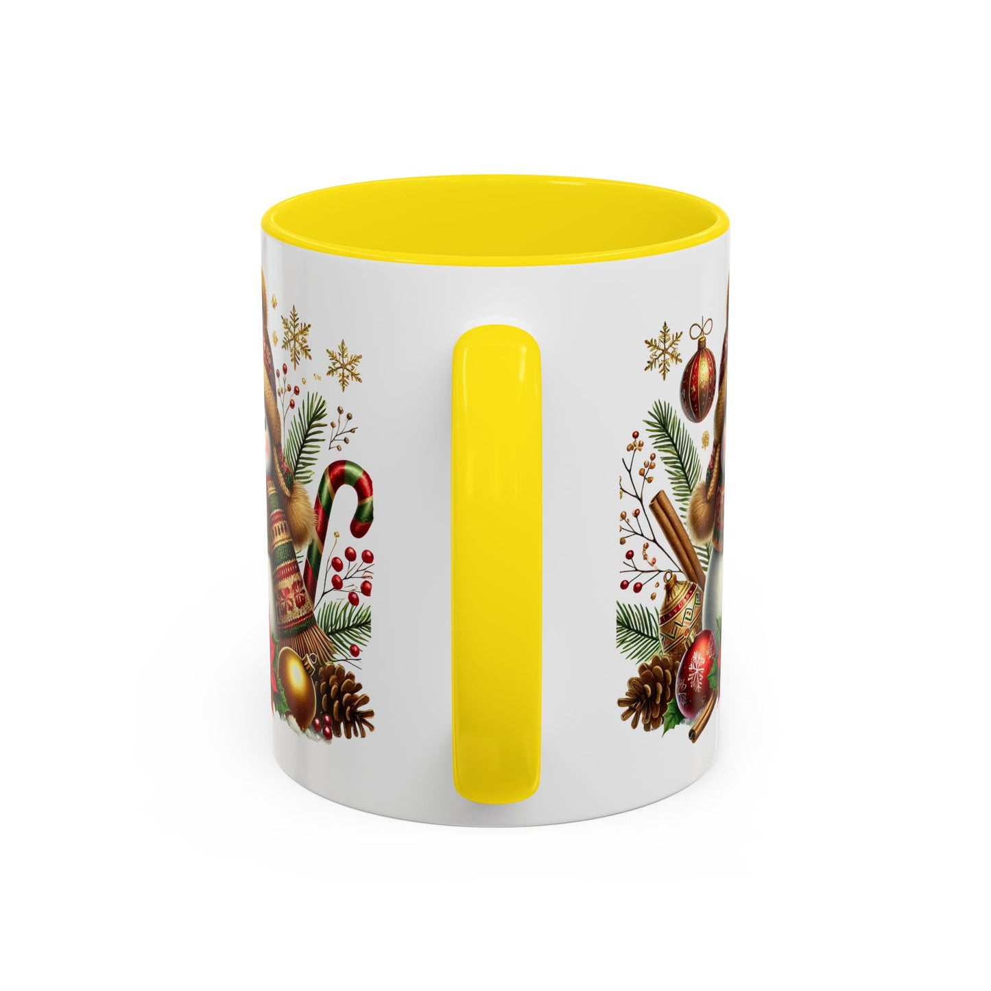 Christmas Mug - Gold Snowman