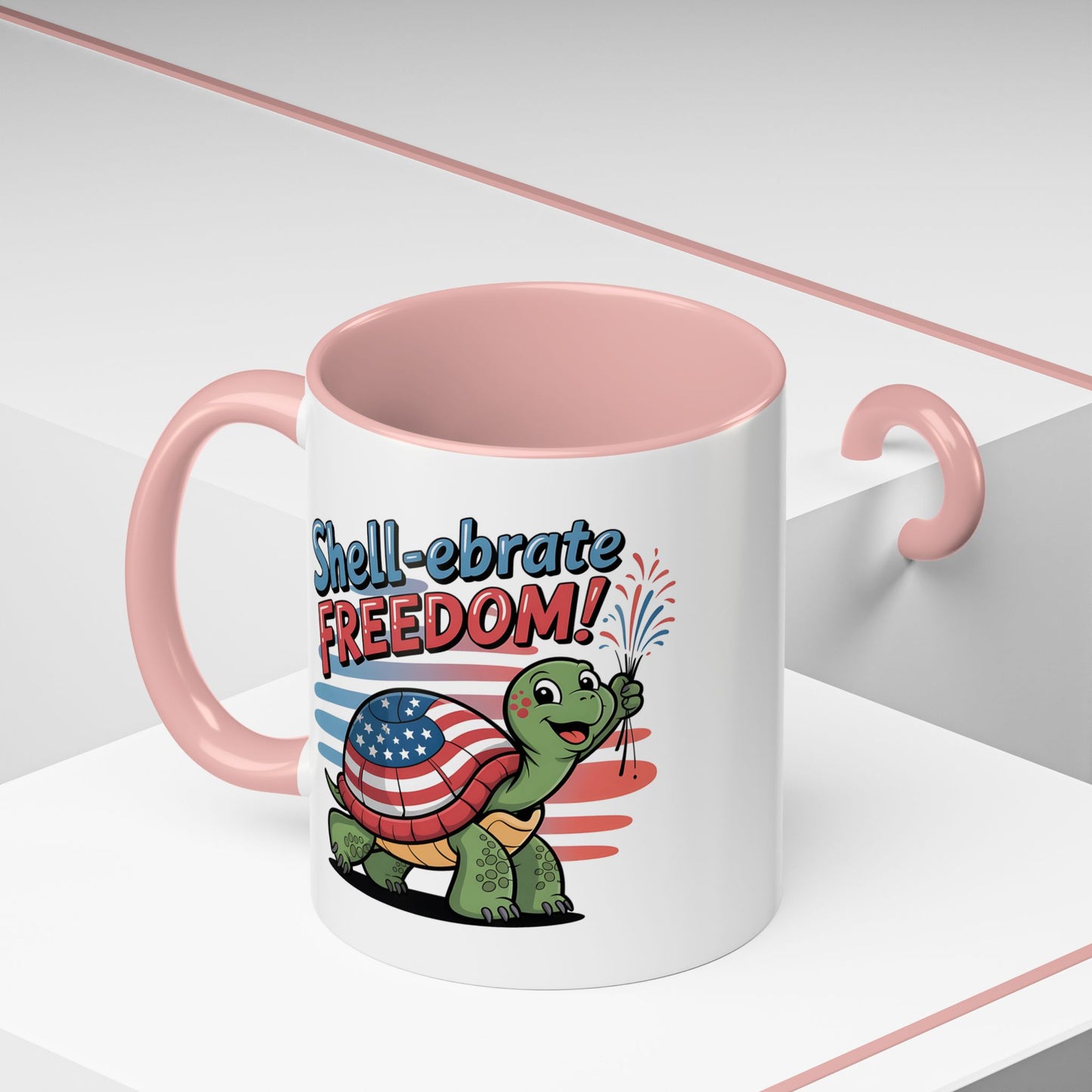 4th of July Mug - Shell-ebrate Freedom