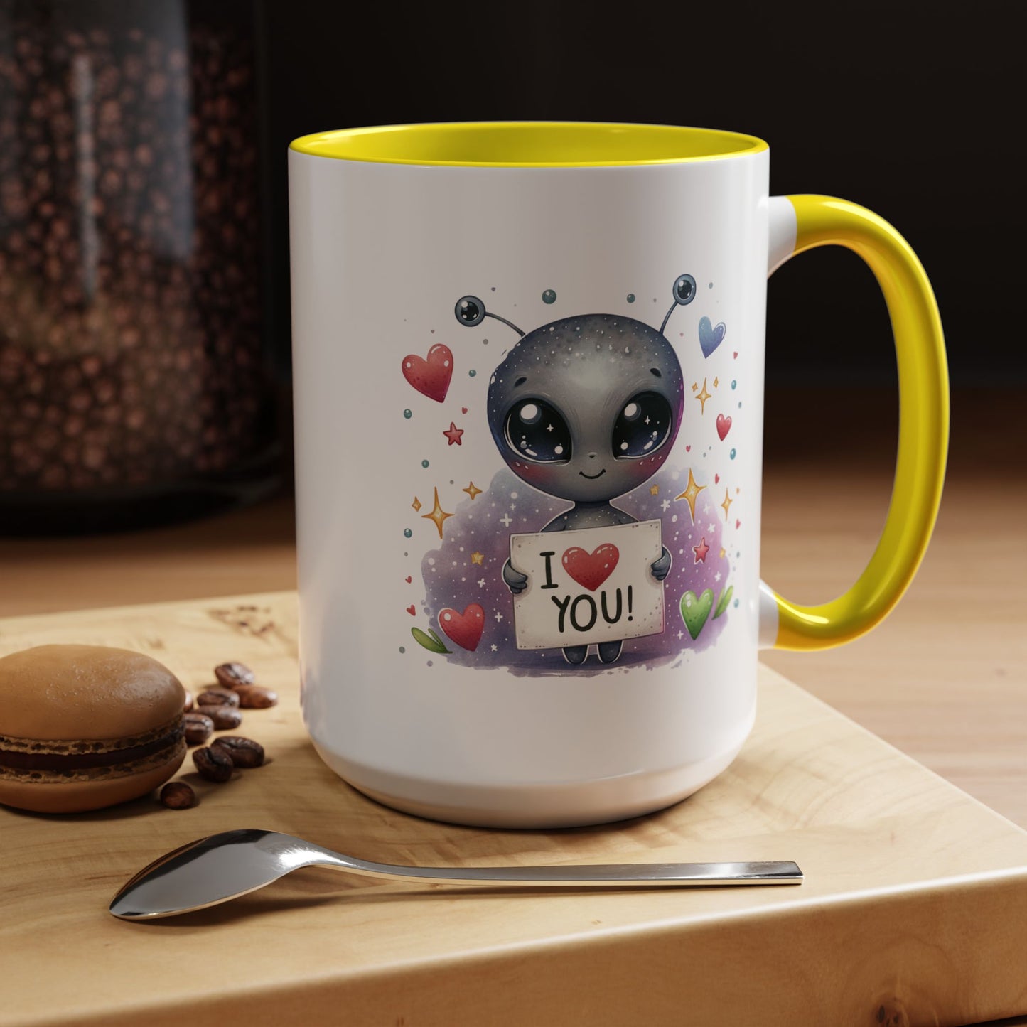 Anniversary Mug - I Love You Alien