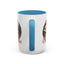 Christmas Mug - Merry Christmas Red Text Cat Presents Wreath
