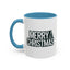 Christmas Mug - Merry Christmas White & Black Text Tree