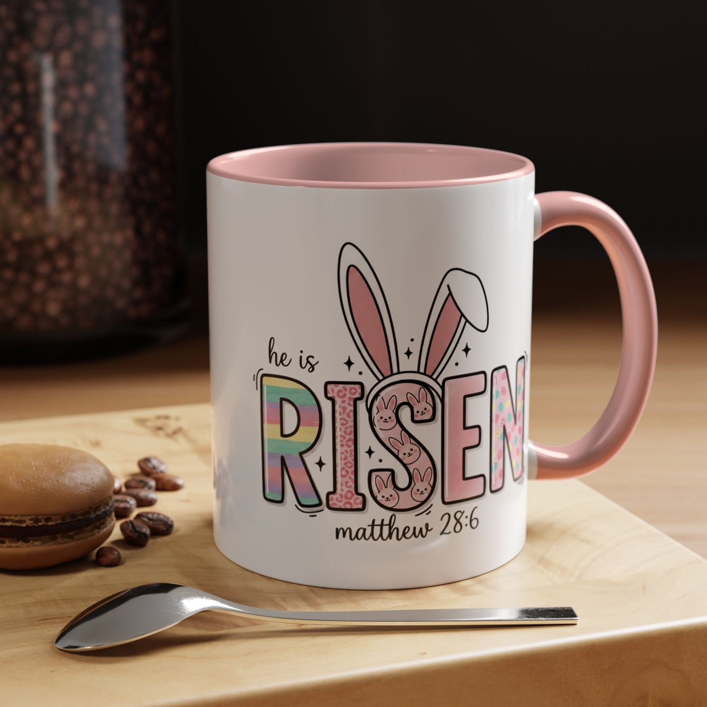 Easter Mug - He Is Risen Bunny