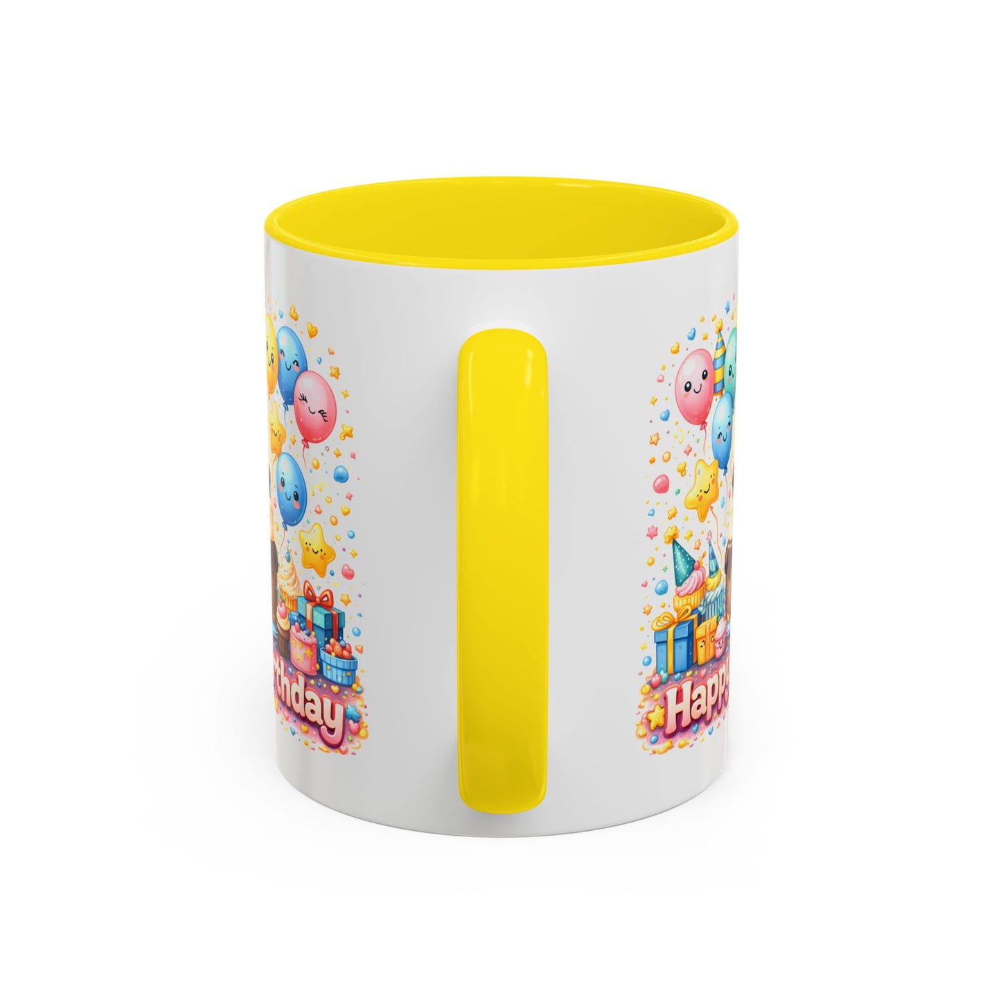 Birthday Mug - Cake and Balloons