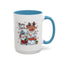 Christmas Mug - Merry Xmas Santa Snowman Reindeer