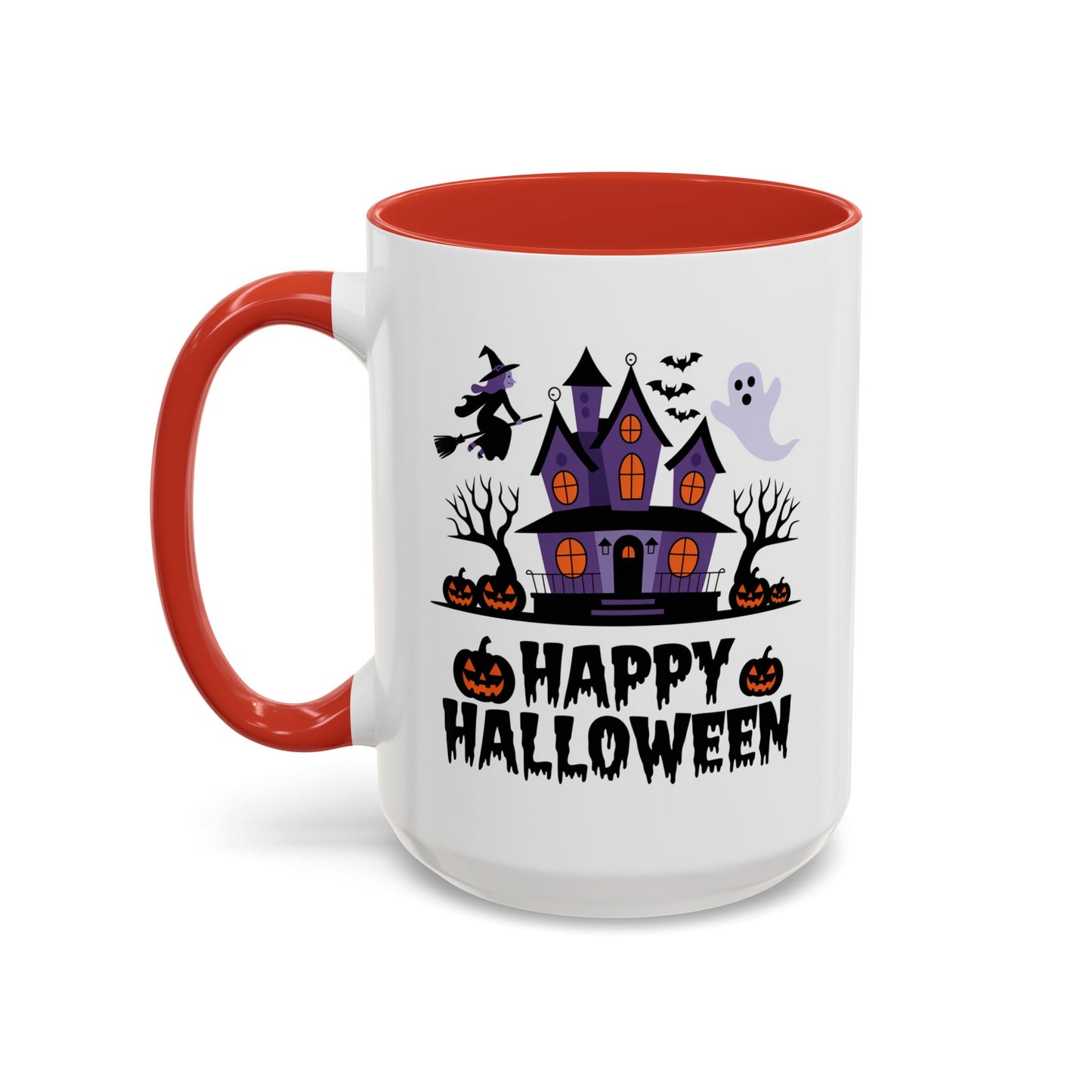 Halloween Mug - Happy Halloween Purple House
