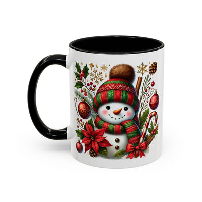 Christmas Mug - Red and Green Snowman