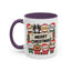 Christmas Mug - Merry Christmas Black Text Cute Animals