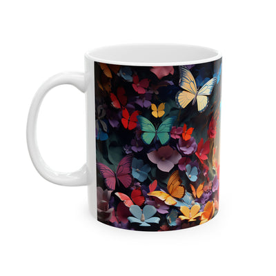 Artistic Mug - Colorful Butterflies 2