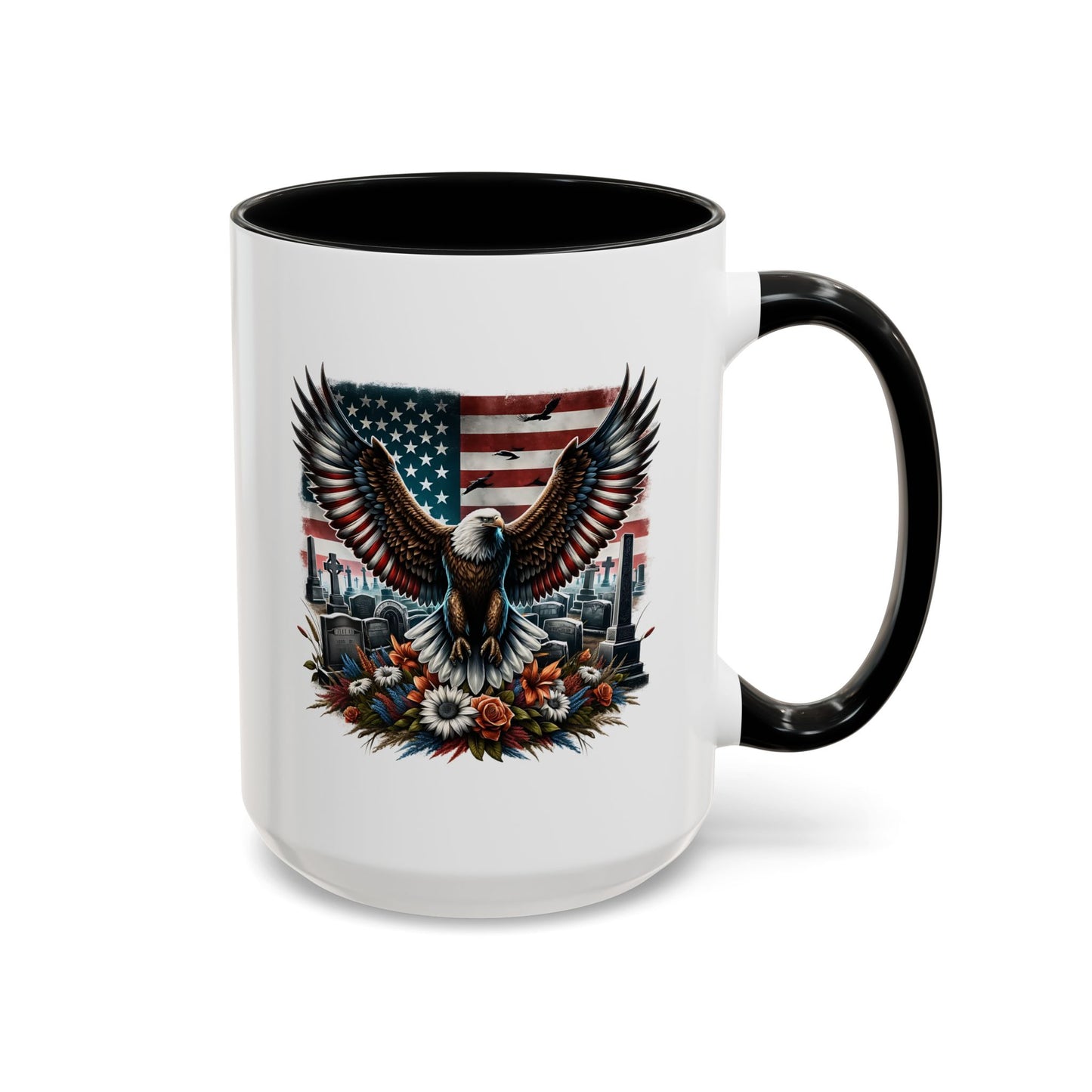 4th of July Mug - American Bald Eagle Memorial
