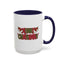 Christmas Mug - Merry Christmas Red & Green Text Hats Candy Canes