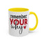 Motivation Mug - Remember Your Why