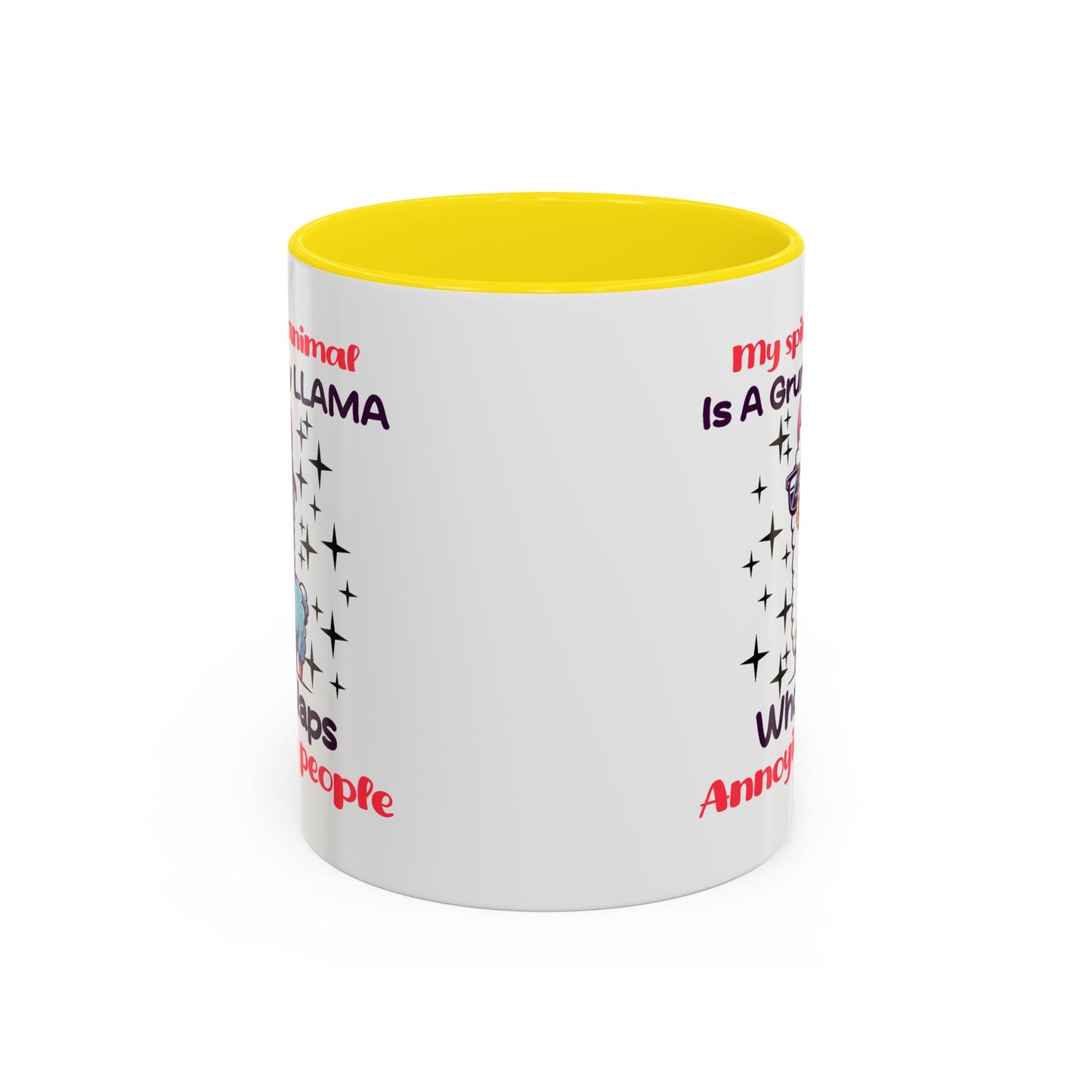 Humor Mug - My Spirit Animal is a Grumpy Llama