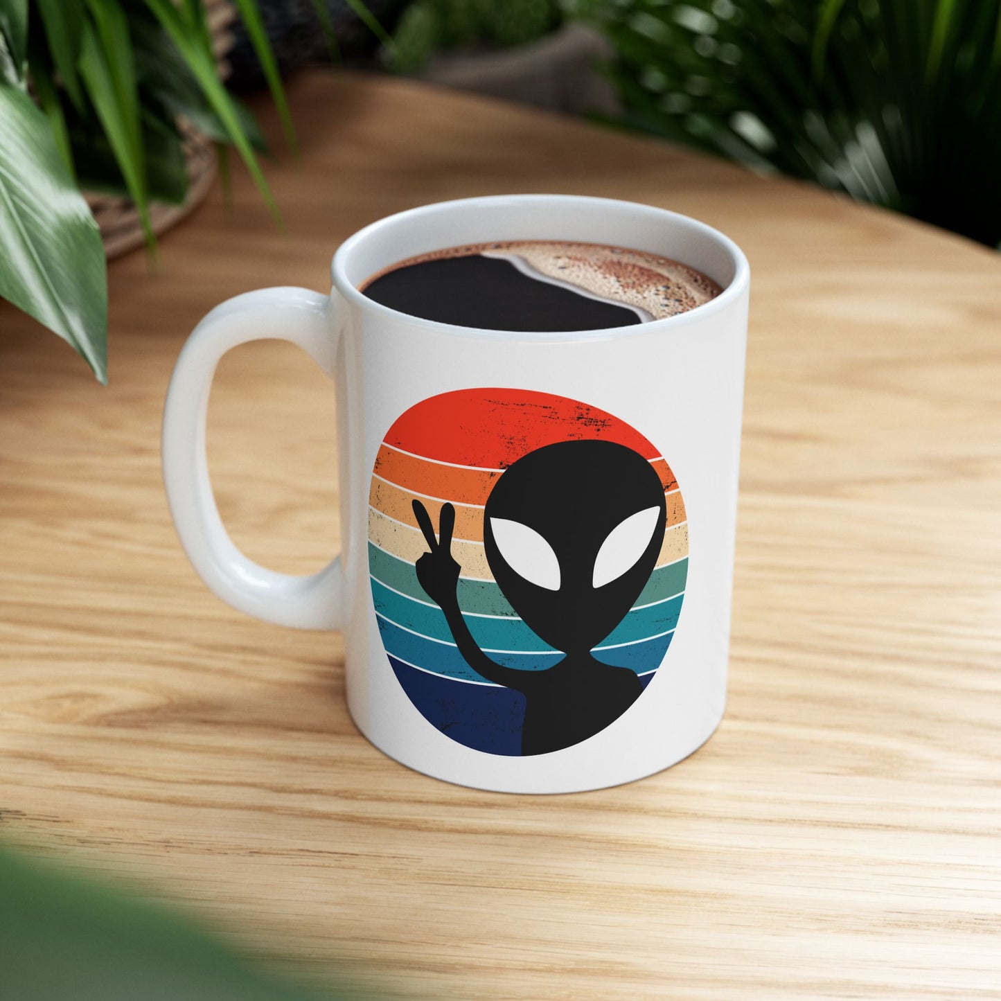 Alien Mug - Peace Alien