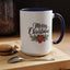 Christmas Mug - Merry Christmas Black Text Mistletoe