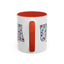 4th of July Mug - USA EST 1776 Floral