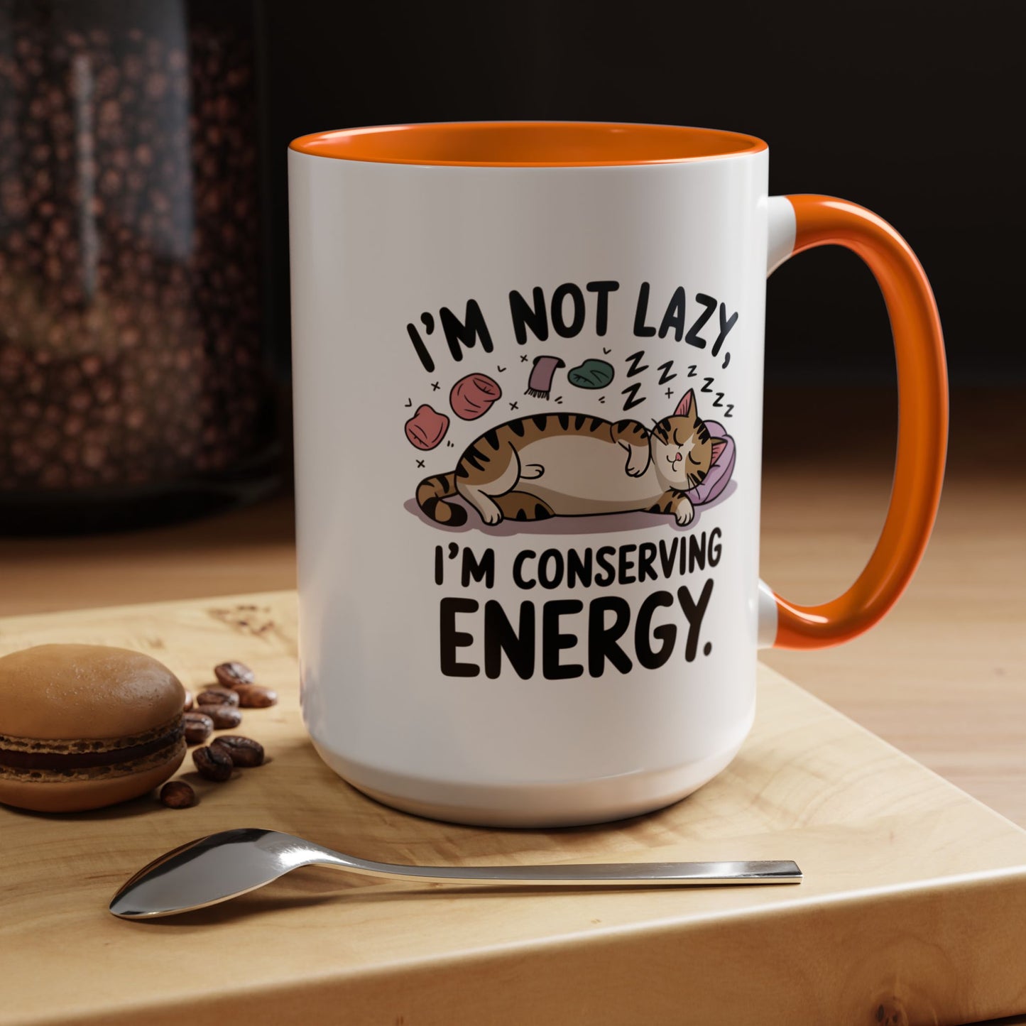 Animal Mug - I'm Not Lazy I'm Conserving Energy