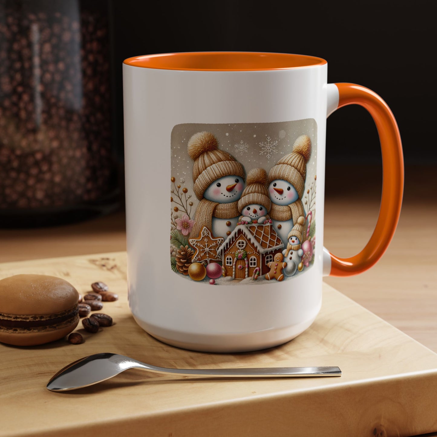 Christmas Mug - Gingerbread Snowman Family 2