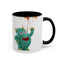 Humor Mug - Monster Drinks Coffee Spill