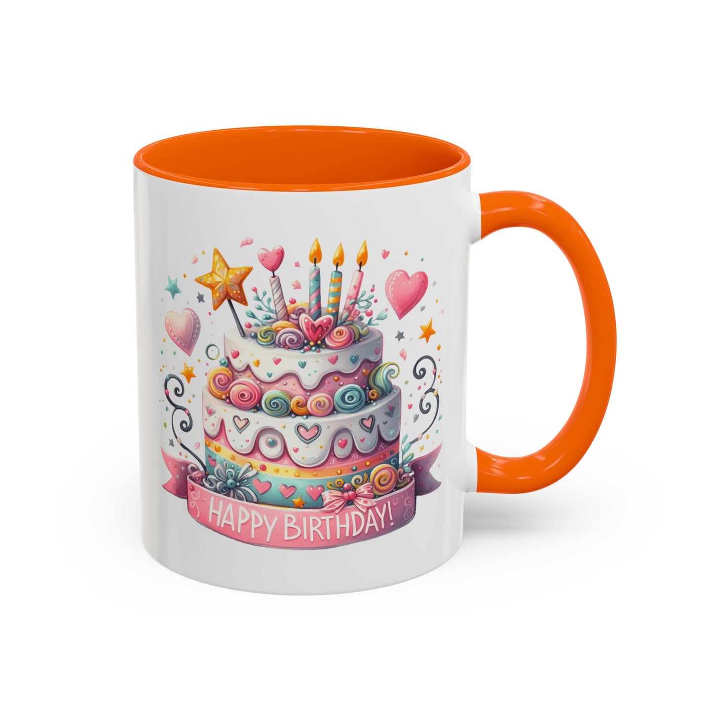 Birthday Mug - Happy Birthday Two Tiered Cake
