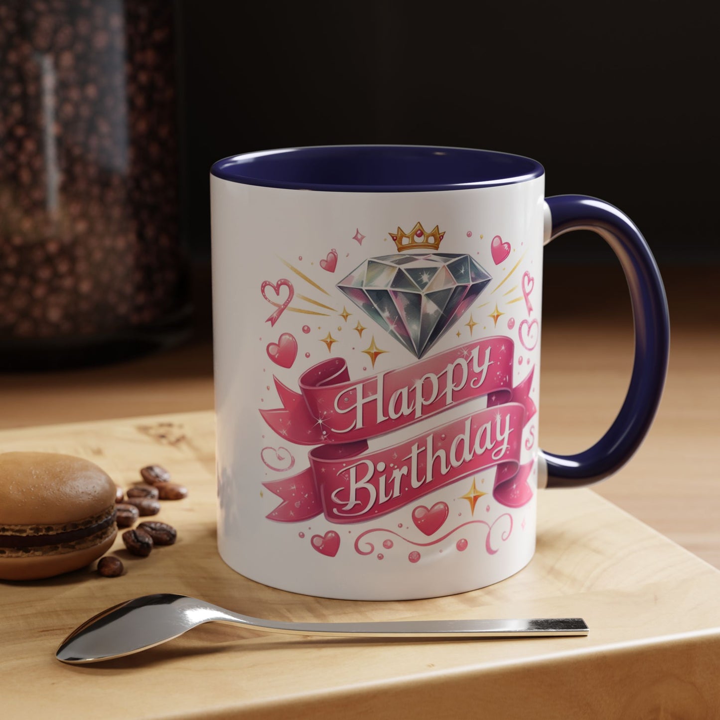 Birthday Mug - Diamond Crown