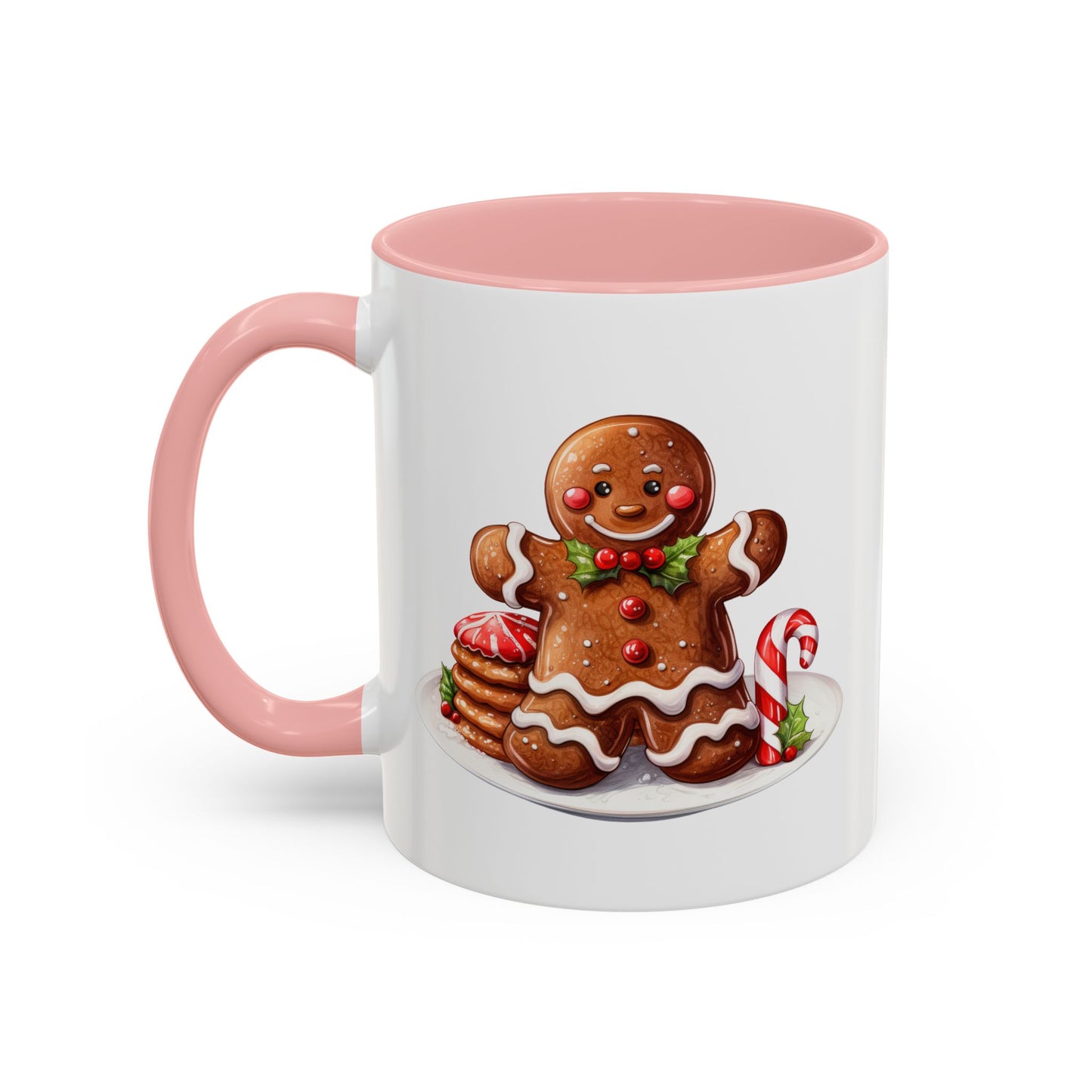 Christmas Mug - Gingerbread Man Cookies and Candy