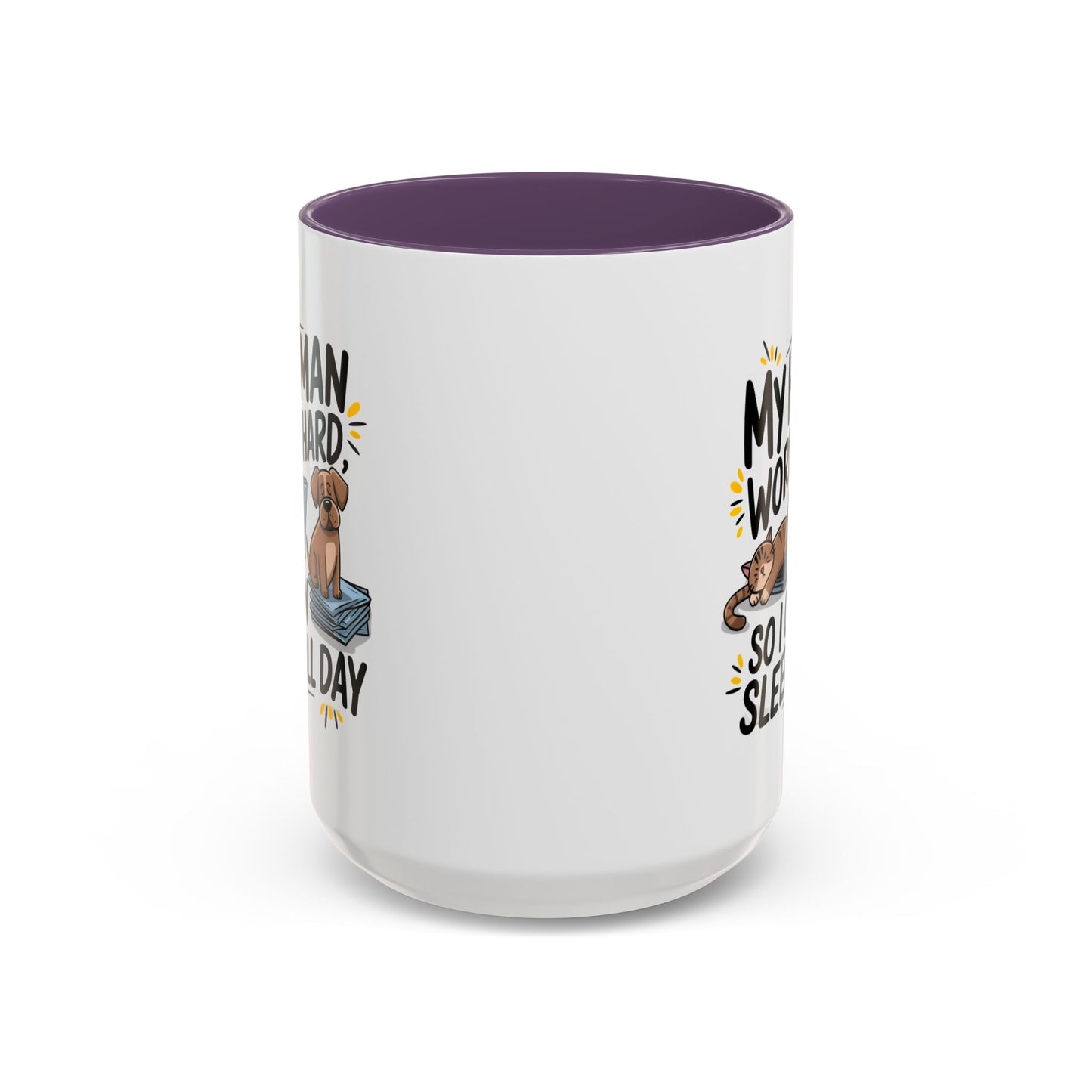 Animal Mug - My Human Works Hard