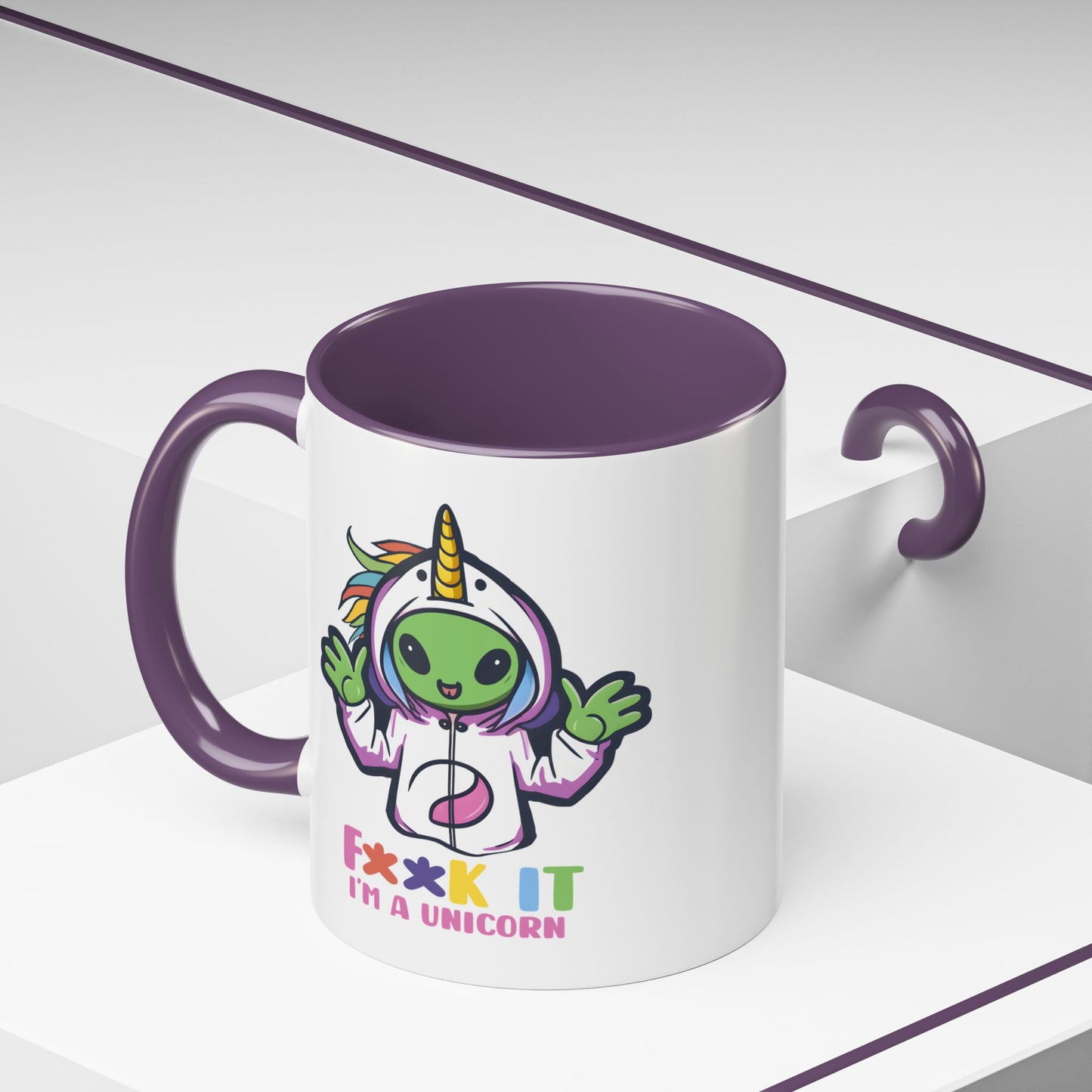 Alien Mug - F**K It I'm A Unicorn