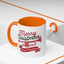 Christmas Mug - Red & Green Text Trumpet