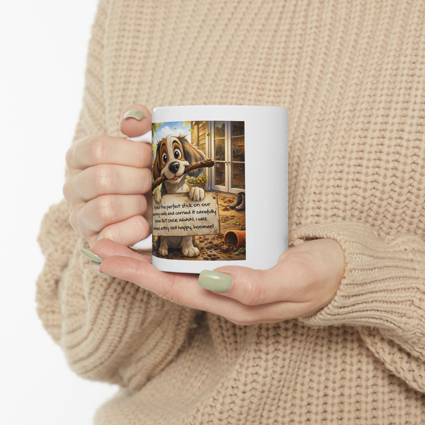 Animal Mug - I Found The Perfect Stick