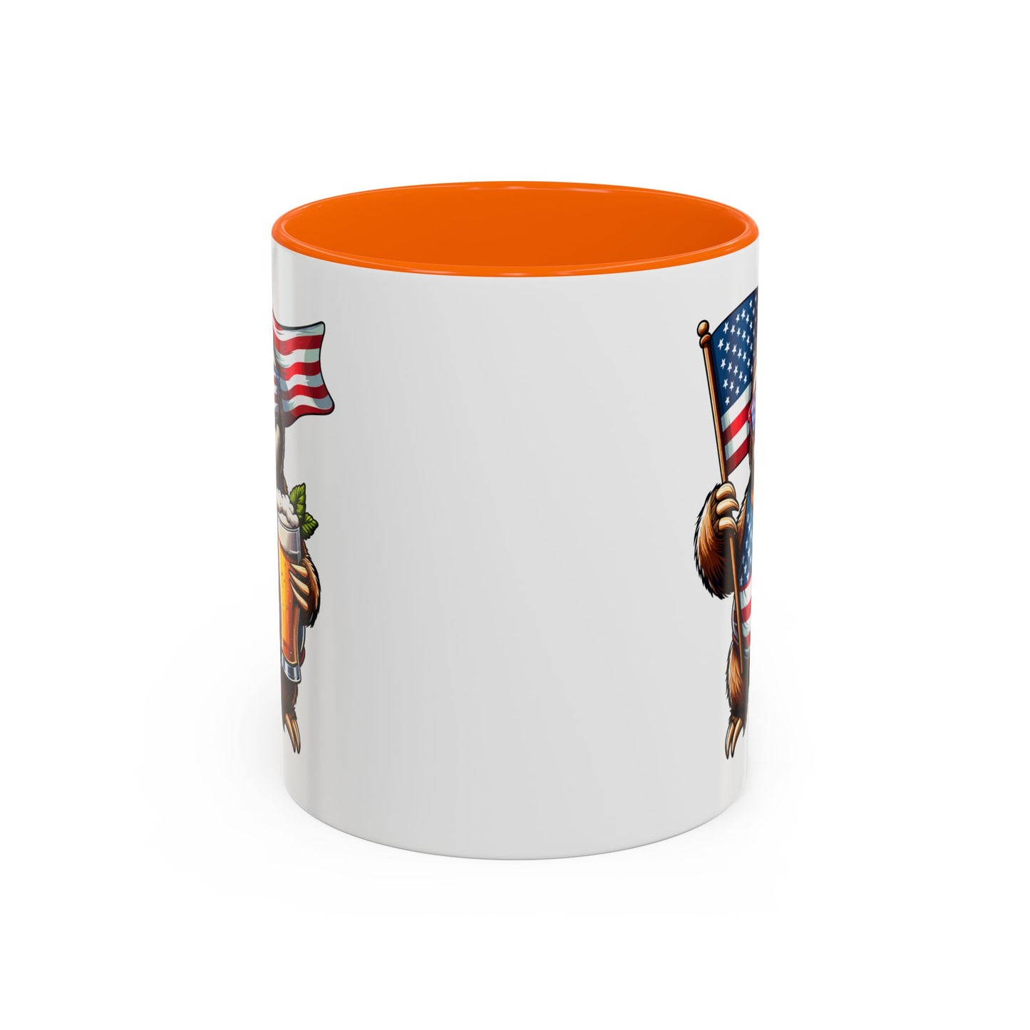 4th of July Mug - Merica Sloth