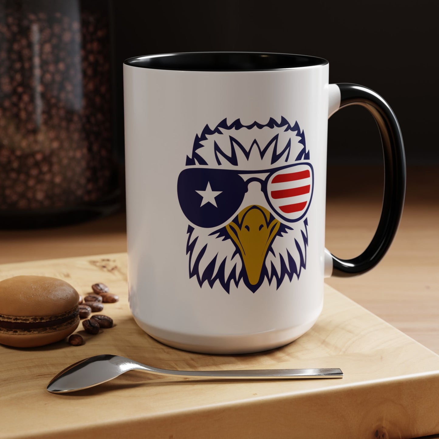 4th of July Mug - Cool American Eagle