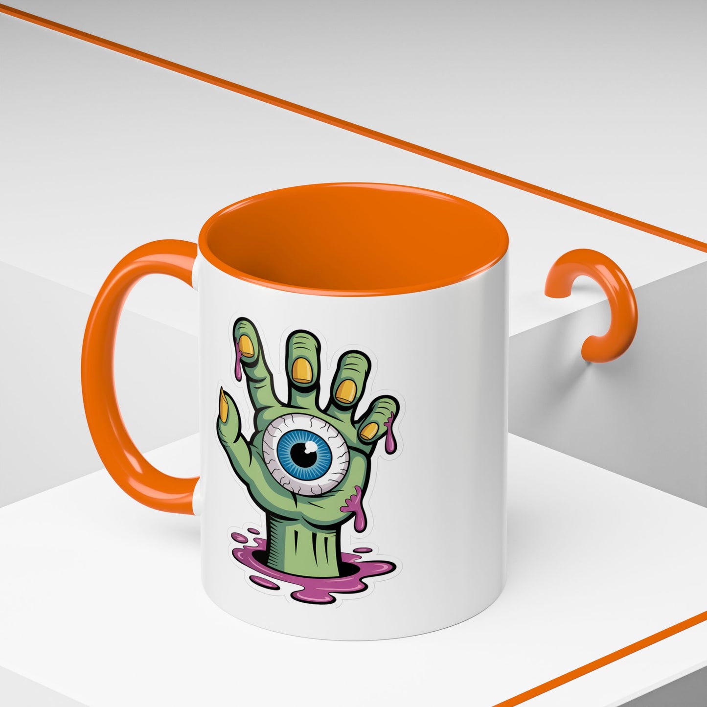 Halloween Mug - Eye Ball Hand