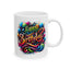 Birthday Mug - Happy Birthday Swish
