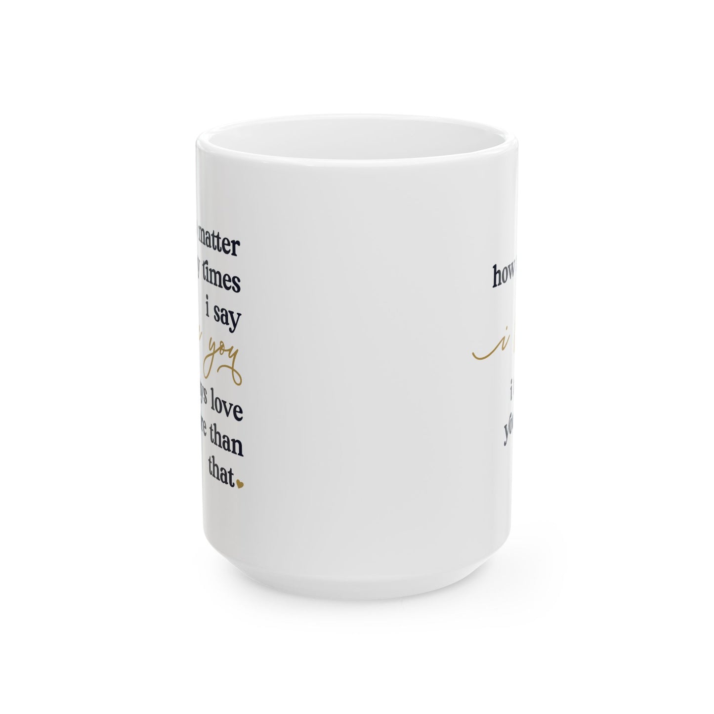 Valentine's Day Mug - No Matter
