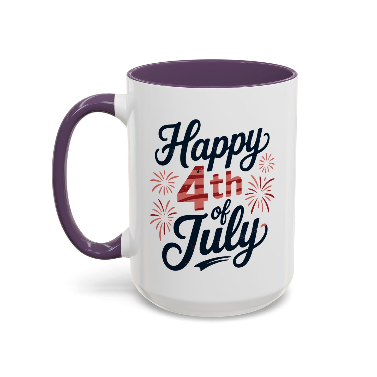 4th of July Mug - Happy 4th of July Fireworks