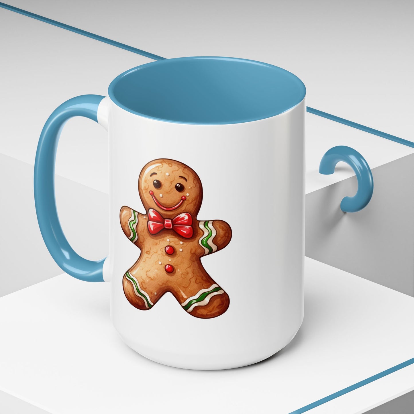 Christmas Mug - Smiling Gingerbread Man