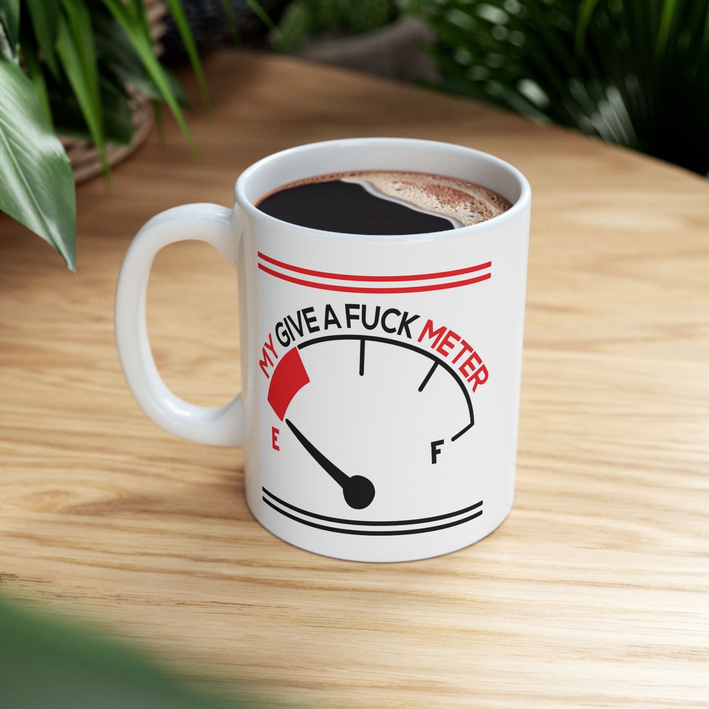 Adult Mug - My Give a Fuck Meter