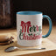 Christmas Mug - Merry Christmas Red & Green Text Bow