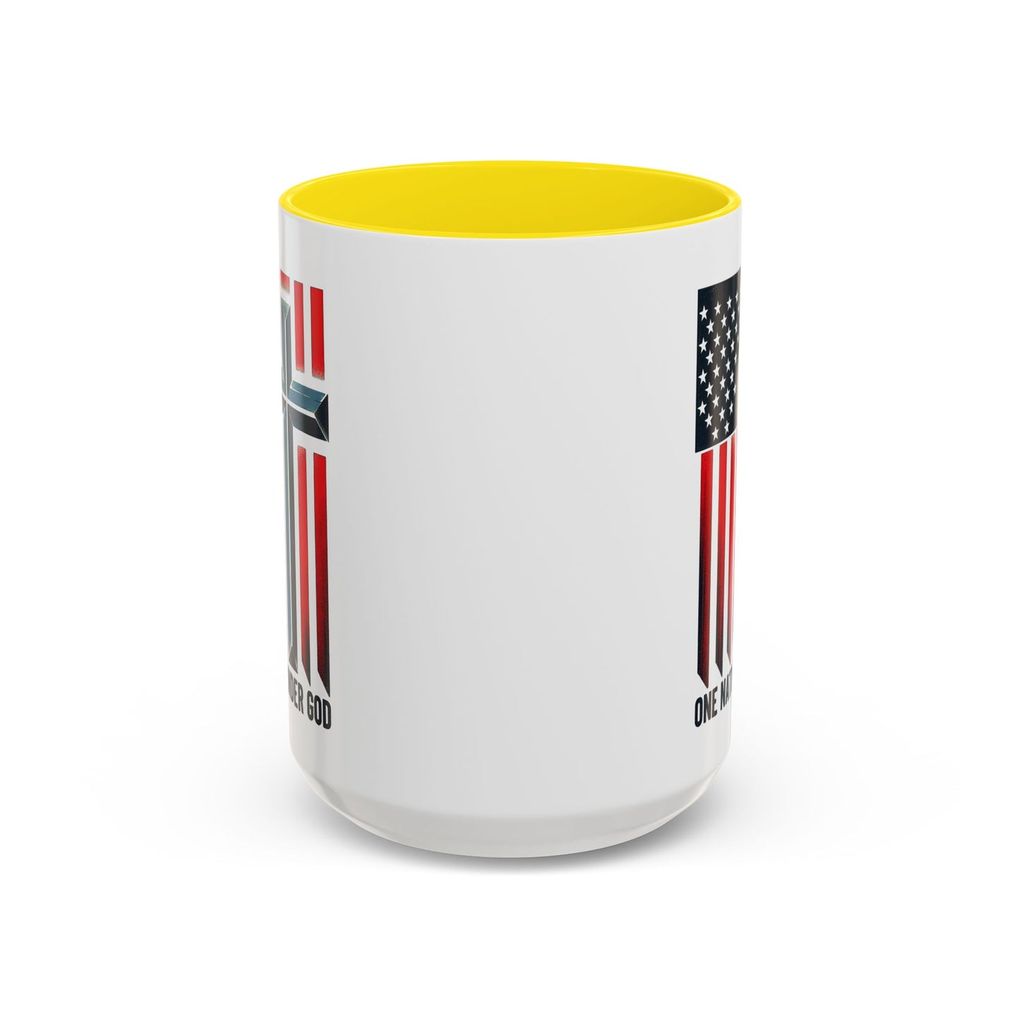 Religious Mug - One Nation Flag Cross