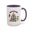 Christmas Mug - Merry Christmas Banner Tree Presents