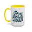 Christmas Mug - Blue Snowman Family