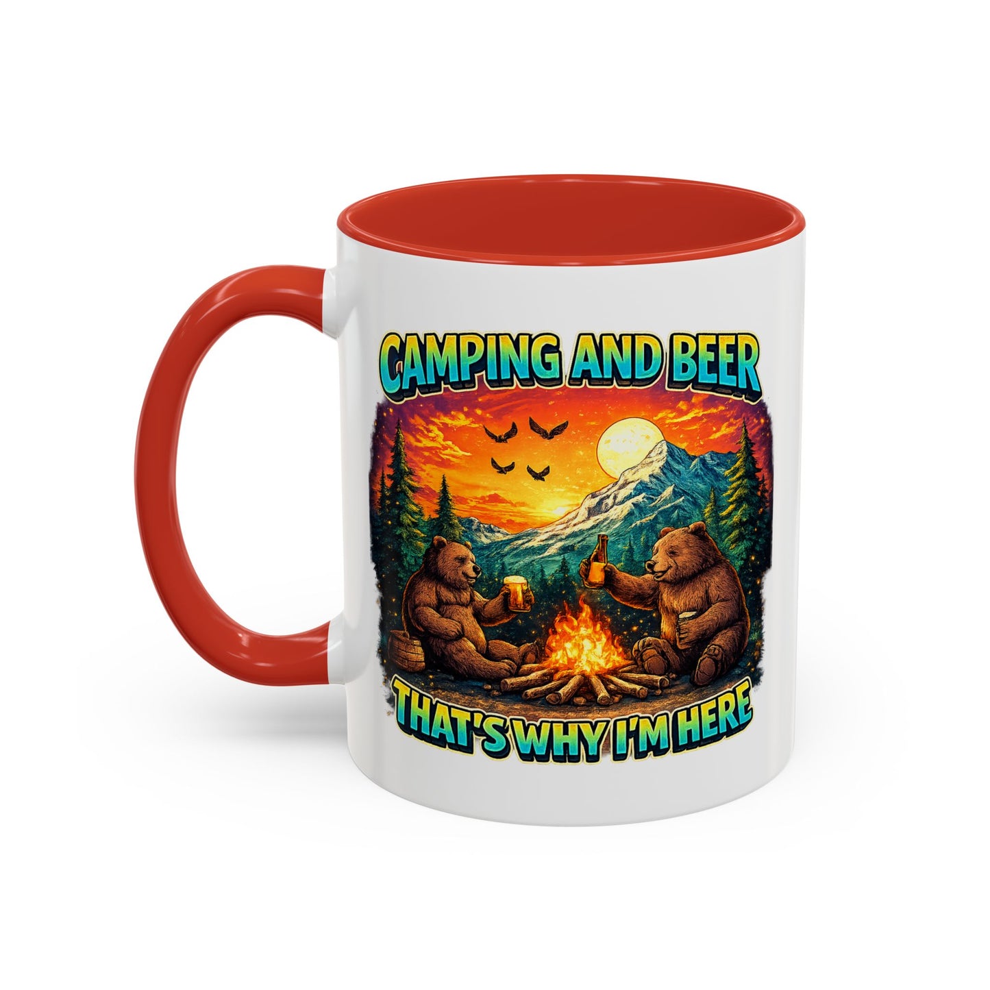 Humor Mug - Camping and Beer