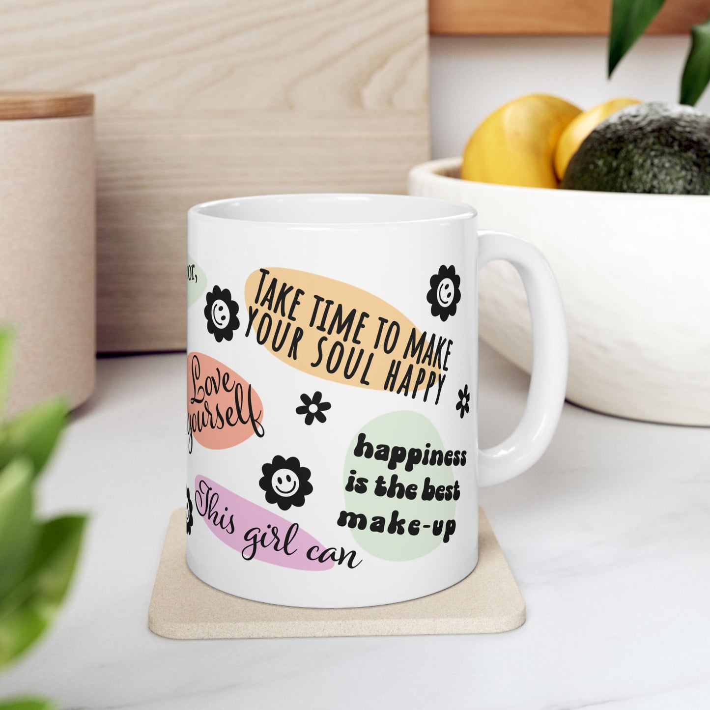 Motivation Mug - Be Your Own Reason to Smile