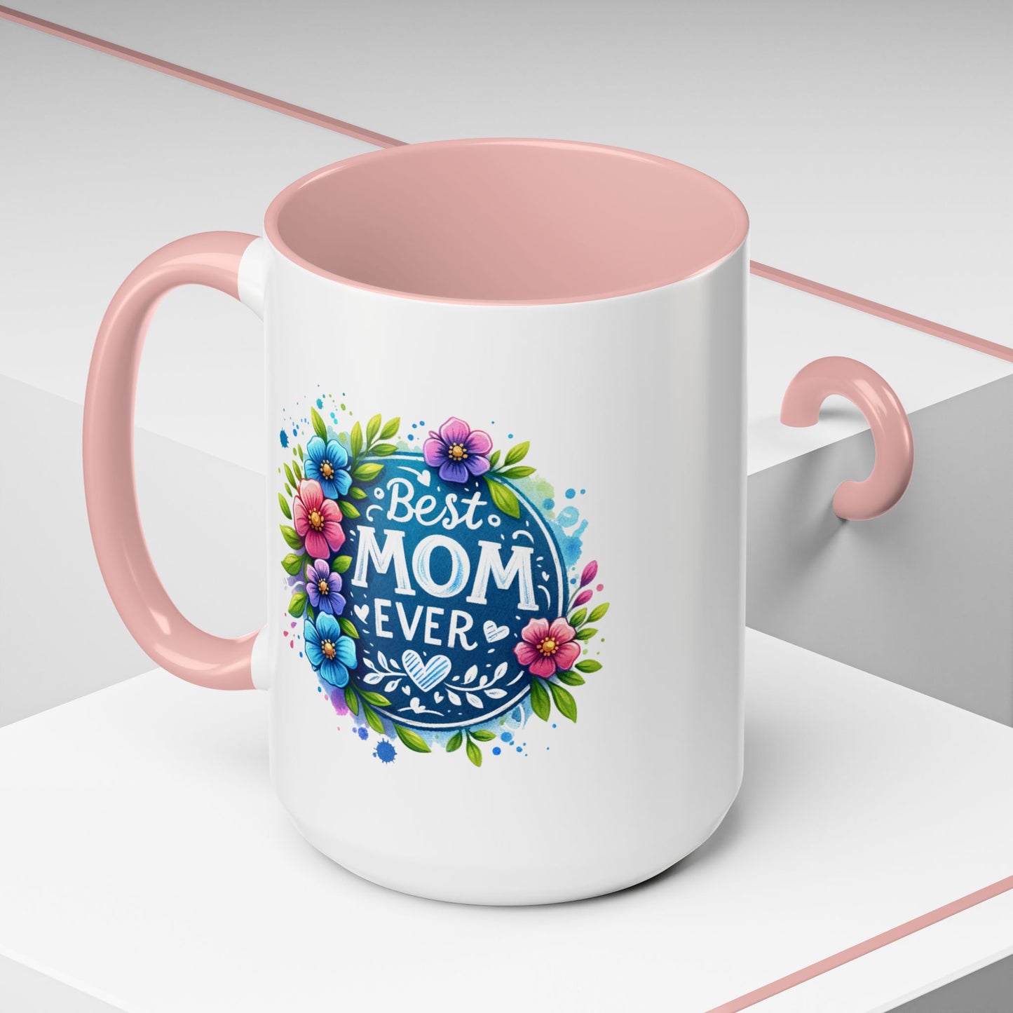 Mother's Day Mug - Best Mom Ever Floral